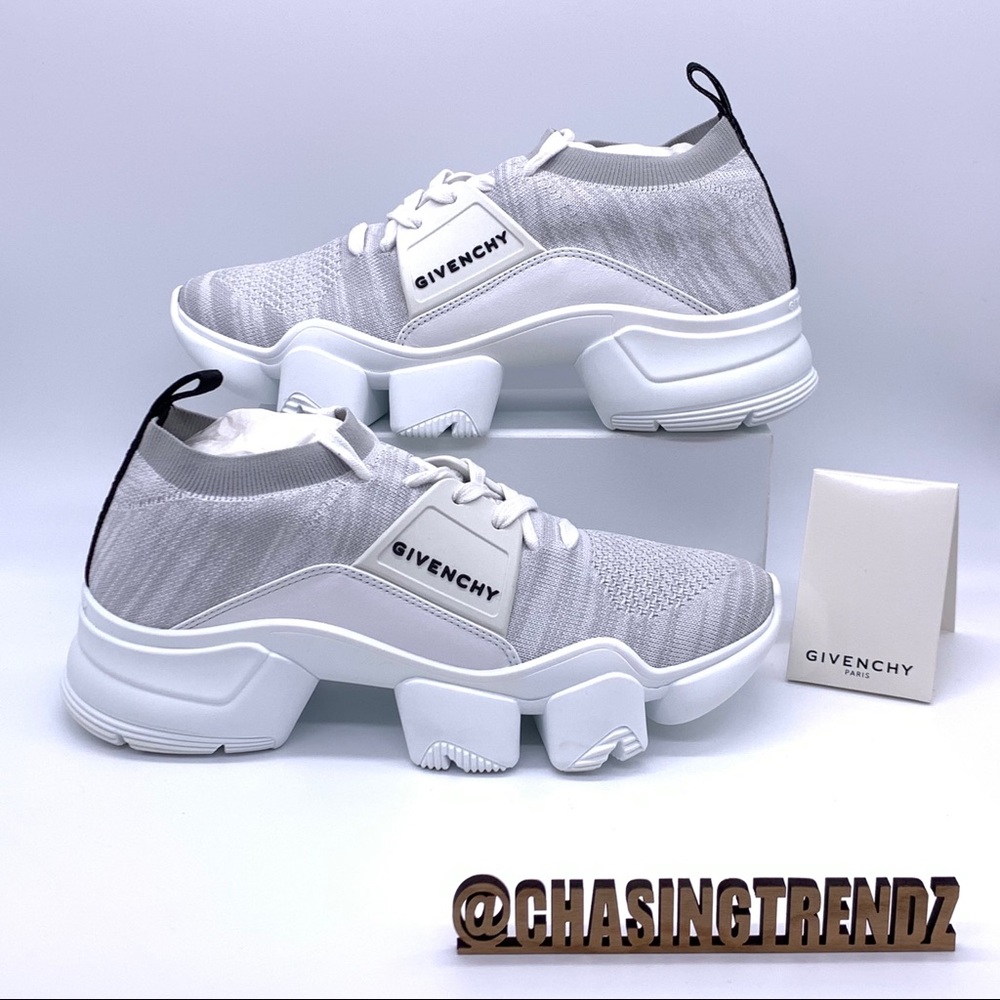 GIVENCHY Chaussette Jaw Basse Blanc Mens Luxury Fashion Sneakers